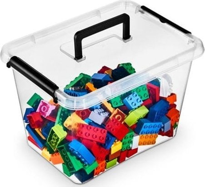 Пластична корпа Orplast, 19L, со капак, проѕирна
