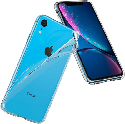 Kornizë mbrojtëse Spigen Crystal Liquid për Apple iPhone XR (064CS24866), transparente