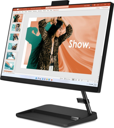 Kompjuter All in One Lenovo IdeaCentre 3, ekran 23.8", i5, 16GB RAM, 512GB SSD, ngjyrë e zezë