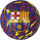 Top futbolli i Barcelonës FC Barcelona Tech Square, masë 5, material sintetik, shumëngjyrësh