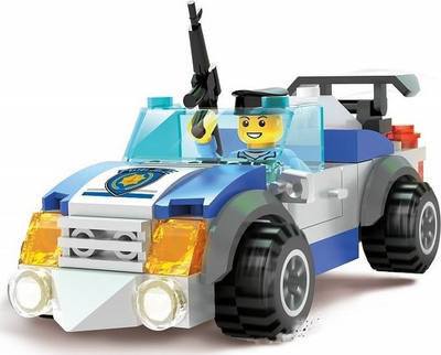 Lodra blloqe ndërtimi Blocki MyPolice 2n1, 85 pjesë, për kalamaj 6+