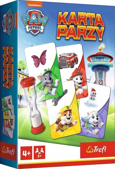 Loja me letra Trefl Paw Patrol Travel Card Game On Steam, 56 letra, për kalamaj, shumëngjyrëshe