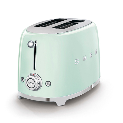 Thekëse buke SMEG 50's Style TSF01PGEU, 950 W, 2 copë, e gjelbër pastel