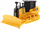 Loje me telekomand Carrera RC CAT D7E Bulldozer, 24cm, me radio, e verdhë