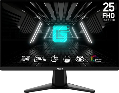 Monitor gaming MSI G255FDE, 25", FHD 1920x1080, 180Hz, i zi