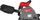 Sharrë plonge Milwaukee M18 FPS55 Fuel, 18V, 165mm, gri e kuqe