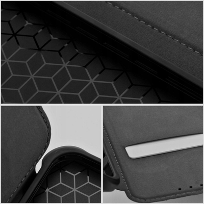 Këllëf librë Razor për Xiaomi Redmi Note 13, me magnet, me xhep kartash, i zi
