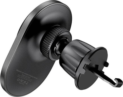 Mbajtëse magnetike për makinë Tech-Protect MM15W-V1, MagSafe, karikim wireless 15W, e zezë
