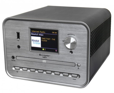 Radio CD Soundmaster ICD1050SW, Internet Radio, DAB+, USB, ngjyrë argjendtë