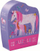 Puzzle Bertoy Unicorn Magic, 12 pjesë, kuti e formësuar, shumëngjyrësh