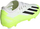 Këpucë futbolli Adidas X Crazyfast.3 FG Jr, për kalamaj, për fushë me bar natyral, të bardha me neon
