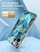 Maskë telefoni Supcase IBLSN Cosmo Snap për iPhone 13 Pro, me unazë 360°, Ocean Blue