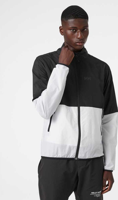 Xhaketë kundra erës Helly Hansen Juell 53703, Regular Fit, me zinxhir, e zezë e bardhë