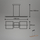 Ndriçues Briloner LED 38 W, 4900 lm, 3000 K, 108×35×150 cm, i zi