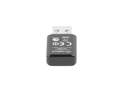 Kartë rrjeti Wi-Fi Lanberg, USB 3.0, AC1200, e zezë