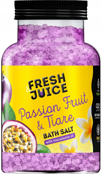 Kripë banje Błogo Fresh Juice Passion Fruit & Tiare, 700g, me vaj makadamie