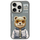 Kapak telefoni Nimmy Cool&amp;Cute 2.0 Bear, për iPhone 16 Pro Max 6.9", TPU PC, gri