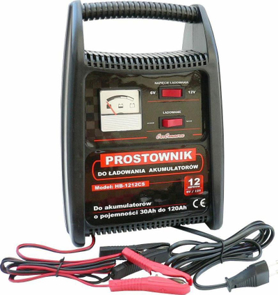 Полнач за автомобилска батерија CarCommerce HB-1212CS, 6V 12V, 12A, црн