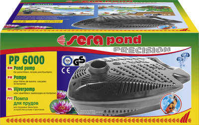 Pompe uji për pellgje Sera Pond Pump PP 6000, 6000 l/orë, 65 W, e zezë