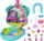 Set loje Polly Pocket World Doggy Birthday Bath, kompakt, me kukulla të vogla, shumëngjyrësh