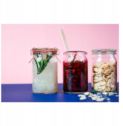 Set kavanozash Weck Mini Cylinder, 145 ml, 12 copë, qelq transparent