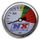 Matës presioni Nitrous Express Nitrous Pressure Gauge 0-1500 PSI, 52mm, portë 1/8" NPT, fytyrë e bardhë