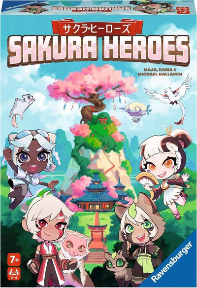 Lojë tavoline Ravensburger Sakura Heroes, familjare, për kalamaj 7+