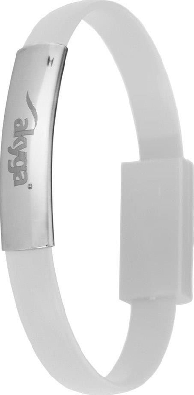 Kабел-адаптер Akyga нараквица, USB-C во USB-A, 23 cm, црна