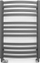 Ngrohës peshqirësh Terma Towel Rail D01, 710x500 mm, gur steatit, grafit