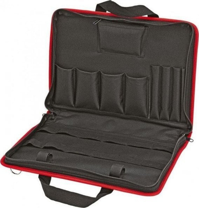 Çantë organizuese mjetesh Knipex Compact, poliester, me zinxhir, e zezë