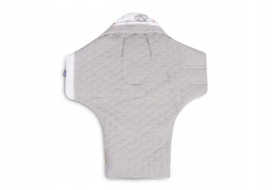 Mbulesë ulëse fëmijësh Muslin Teddy, universale, dyanshme, gri