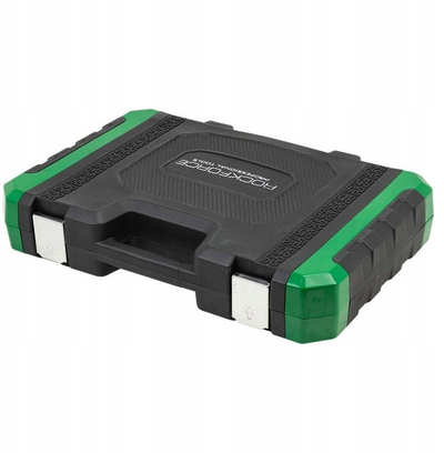 Set veglash Rockforce Premium RF-41252-5, 125+6 pjesë, 1/4" 3/8" 1/2", i zi