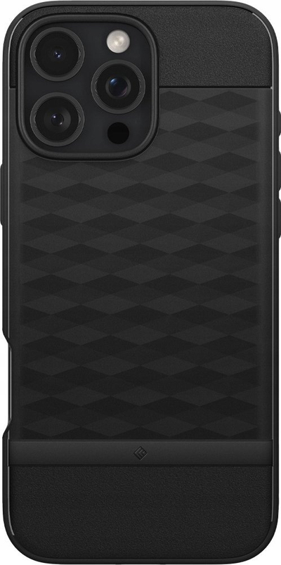 Mbulesë telefoni Caseology by Spigen Parallax MagSafe për iPhone 16 Pro, mat, e zezë