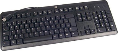 Tastierë HP 672647-073 USB, layout spanjoll, me numpad, e zezë