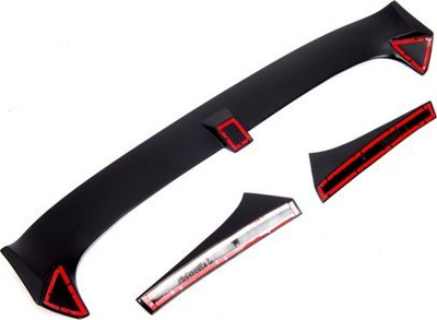 Spoiler pasmë Letka Krdlo Gloss Black, VW Golf VII 2013-2020, i zi me shkëlqim