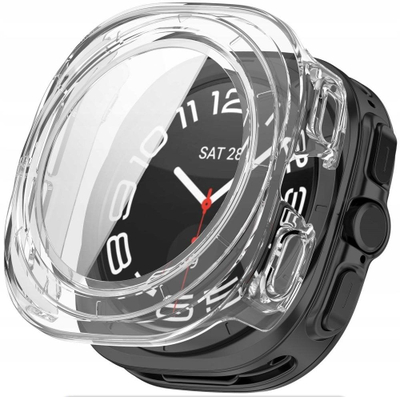 Kornizë mbrojtëse Spigen Tech-Protect Defense për Samsung Galaxy Watch Ultra 47mm, transparente