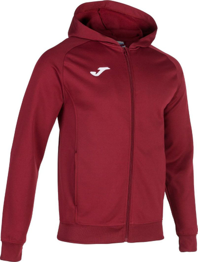 Bluzë me kapuç Joma Menfis 101303.671, 100% poliester, me zinxhir, burgundy