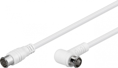 Kabllo antene satelitore Pro Antenna, F 1x90°, 5m, e bardhë