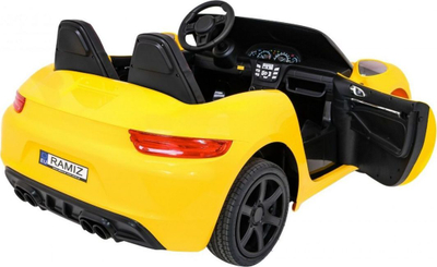 Makina elektrike për fëmijë Ramiz YS-021, 24V, për 2 fëmijë, e verdhë