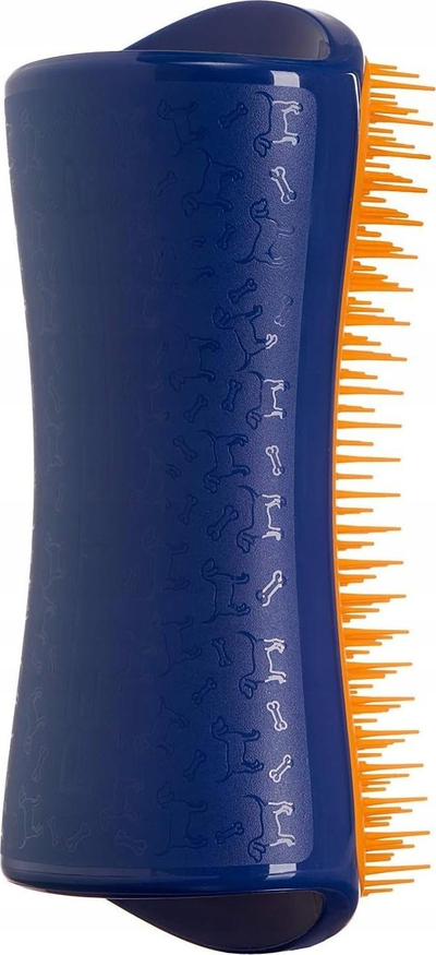 Furçë groomimi për qen Pet Teezer Large, për qime të gjata, ergonomike, blu navy