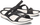 Sandale për femra Crocs Swiftwater W 203998, materiale Croslite, kundër rrëshqitjes, të zeza të bardha