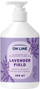 Sapun vajor për duar dhe trup Farmona On Line Lavender Field, livando dhe vaj bajameje, 500 ml
