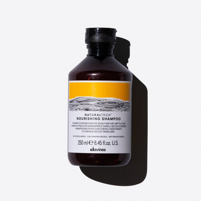 Shampo flokësh Davines Natural Tech Nourishing, për skalp të dehidratuar dhe flokë të thatë, 250ml