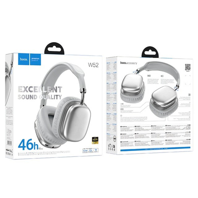 Kufje pa tela Hoco W35, Bluetooth 5.4, 40mm, të zeza