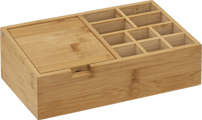 Organizues me pasqyrë 5Five Simply Smart, 10 ndarje, bambu, kafe natyrale