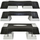 Platformë aerobie Eb Fit Step, 70 cm, lartësi e rregullueshme, gri e zezë