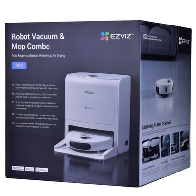 Robot pastrues Ezviz RS2, stacion dokimi automatik, navigim inteligjent, i zi