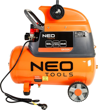 Kompresor me vaj NEO Tools 12K024, 50L, 1050W