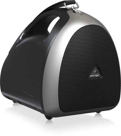 Megafon portativ Behringer HPA40, 40W, me bateri rikarikueshme, ngjyrë e zezë
