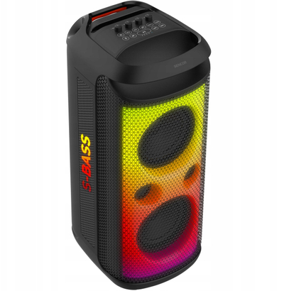Kuti boksi Bluetooth Sencor Partybox, 250W, karaoke, e zezë